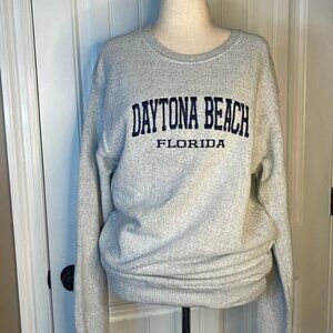 Daytona Beach Sweatshirt | Soft Cozy Daytona Beach Florida Crewneck Sweater XL